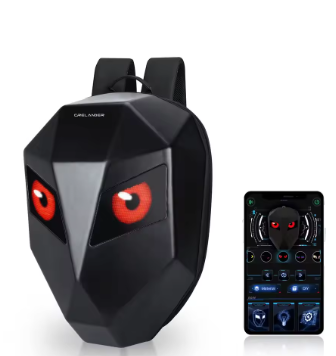 LED Eye Animation Riding Backpack RB-01 | Smart LED Motorcycle Riding Bag