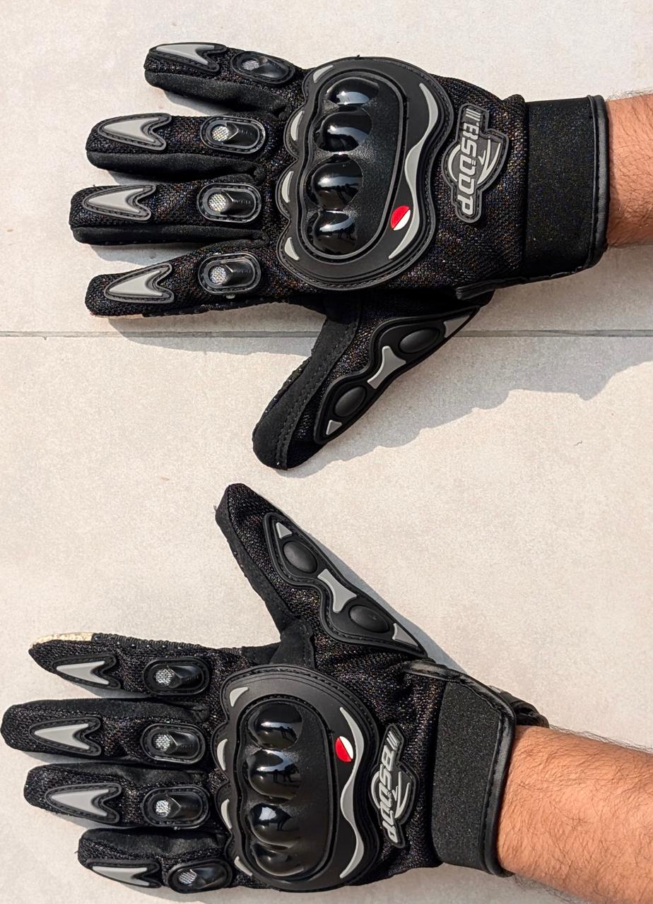 BSDDP Motorcycle Riding Gloves – Full Finger Protective Racing Gloves | Shockproof & Breathable Design