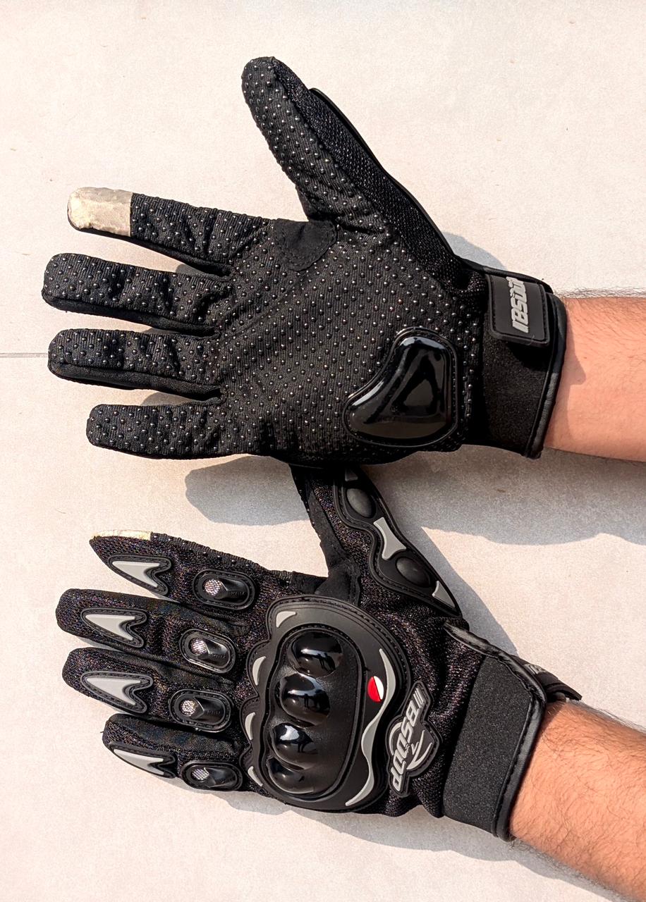 BSDDP Motorcycle Riding Gloves – Full Finger Protective Racing Gloves | Shockproof & Breathable Design