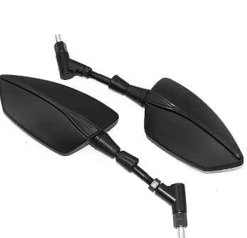 Big View Side View Mirrors – Universal Wide Angle Motorcycle Rear View Mirrors