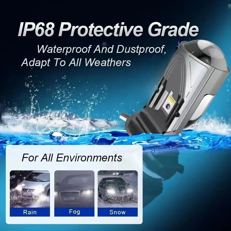 Shilong S33 SMD Projector LED Light (1 Pc) | Universal Motorcycle & Car Fog Lamp