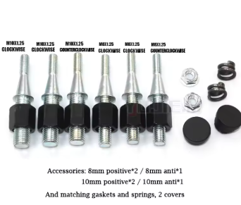 Wind Wings LED Fairing Side View Mirrors – Small Size (SM-10) | Stylish Motorcycle Mirrors with Built-in Indicators