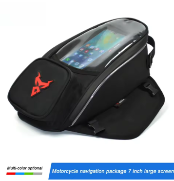 MOTO Centric Magnetic Tank Bag with Straps (TB-05) | Waterproof Motorcycle Travel Bag