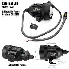 KENZO KZ-30 Zoom Adjustable LED Light | Universal Motorcycle & Car Projector Lamp