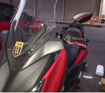 Big View Side View Mirrors – Universal Wide Angle Motorcycle Rear View Mirrors