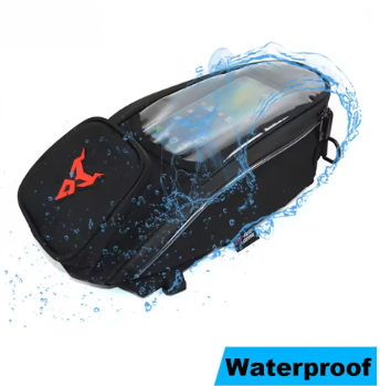 MOTO Centric Magnetic Tank Bag with Straps (TB-05) | Waterproof Motorcycle Travel Bag