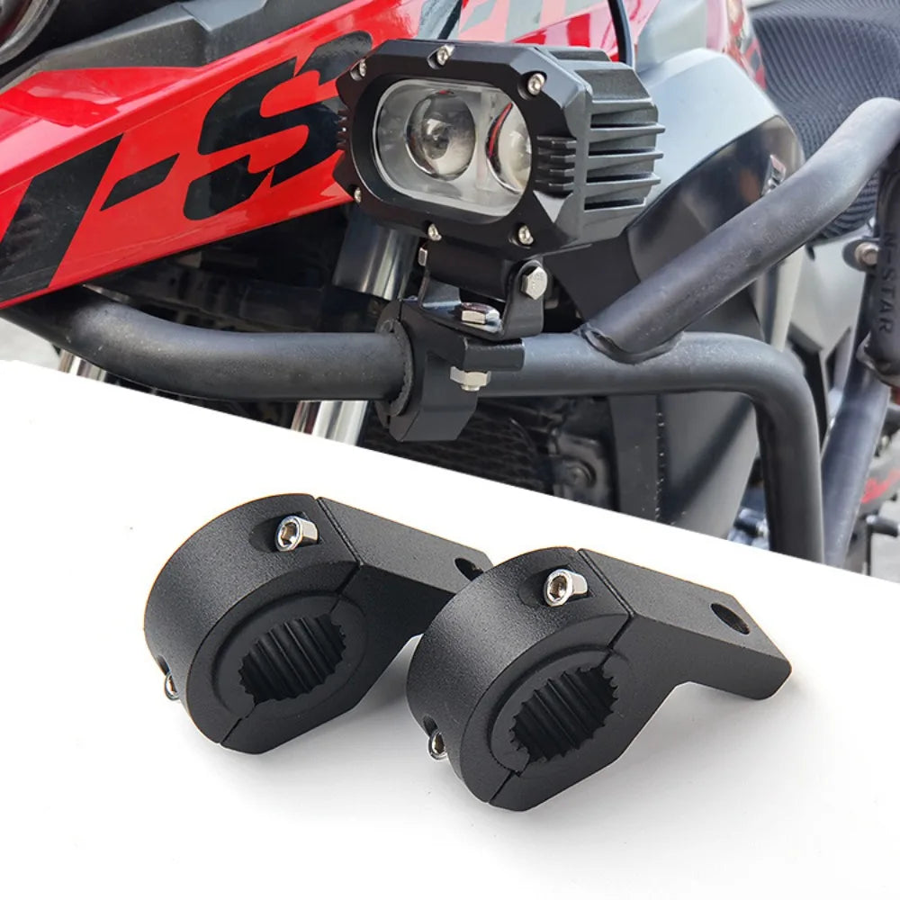Handlebar Aluminum Light Mount (1 Piece) | Universal Motorcycle & Bike Bracket