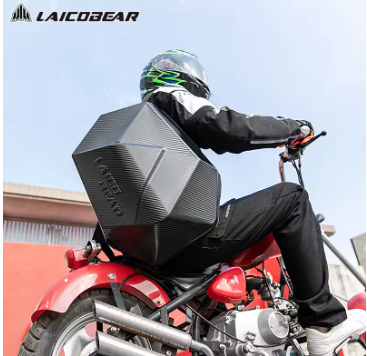 LAICOBEAR Carbon Fiber Riding Bag (Backpack) | Waterproof Motorcycle Backpack