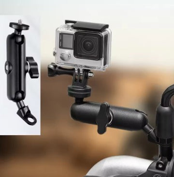 GoPro Action Camera Holder – Handle Mount Bracket (Aluminum Body)