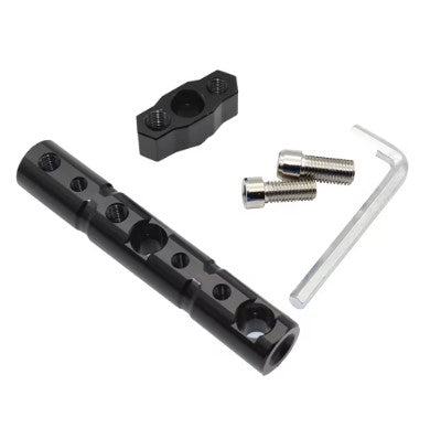 Mirror Extension Rod (Aluminium) – Adjustable Motorcycle Mirror Riser Bracket