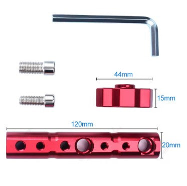 Mirror Extension Rod (Aluminium) – Adjustable Motorcycle Mirror Riser Bracket