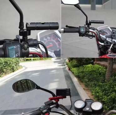 Mirror Extension Rod (Aluminium) – Adjustable Motorcycle Mirror Riser Bracket