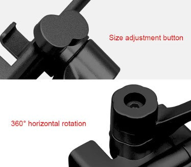 Aluminium Mobile Holder (MH-01) – Heavy-Duty Motorcycle Phone Stand with 360° Rotation