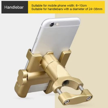 Aluminium Mobile Holder (MH-01) – Heavy-Duty Motorcycle Phone Stand with 360° Rotation