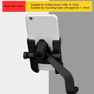 Aluminium Mobile Holder (MH-01) – Heavy-Duty Motorcycle Phone Stand with 360° Rotation