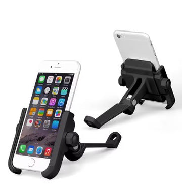 Aluminium Mobile Holder (MH-01) – Heavy-Duty Motorcycle Phone Stand with 360° Rotation
