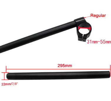 Clip-On Handle (2 Piece Handle) – Sport Bike Racing Handlebar Set