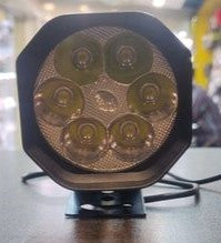 Square 2.5" 6-LED Projector Light | Universal Motorcycle, Car & Jeep Fog Lamp