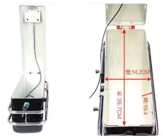 Motorcycle Universal Side Boxes with Brake Light | Waterproof Storage Case for Bikes