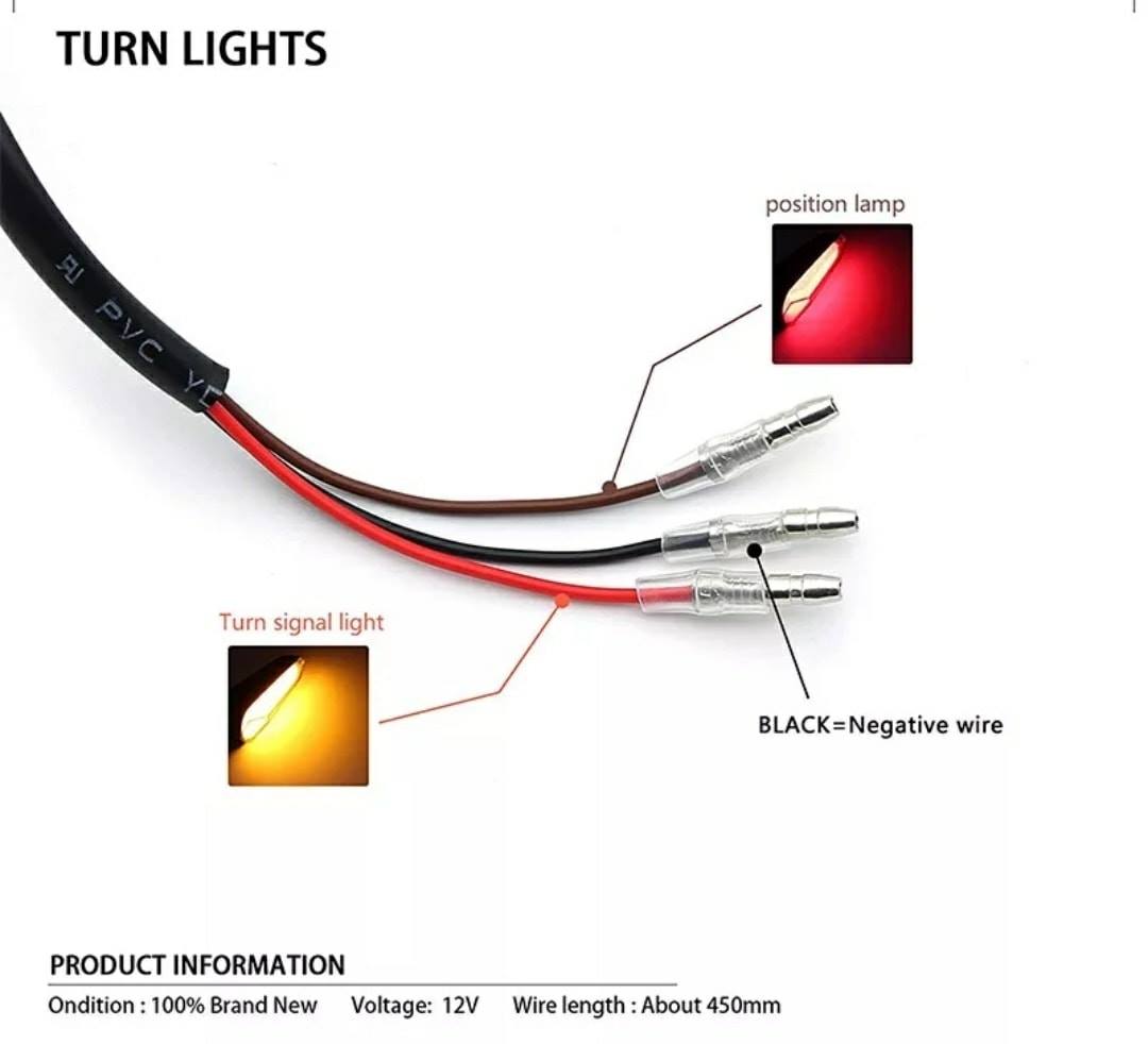 Smoke Lava L-Shape LED Turn Signals – Modern Sporty Car Lights