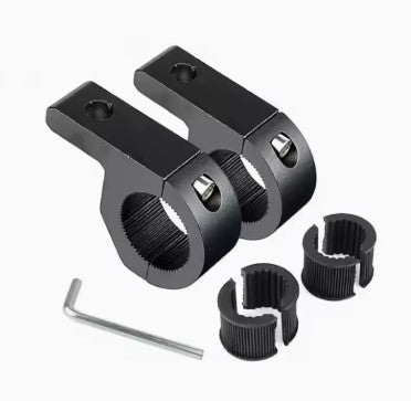 Handle Mount Bracket & Clamps – Universal Motorcycle Holder for Extra Lights & Gadget