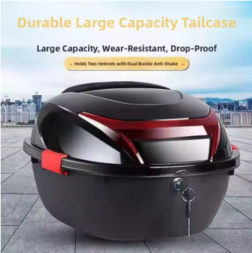 Motorcycle Tail Box – 30L Luggage Storage Case | Universal Fit & Waterproof Design