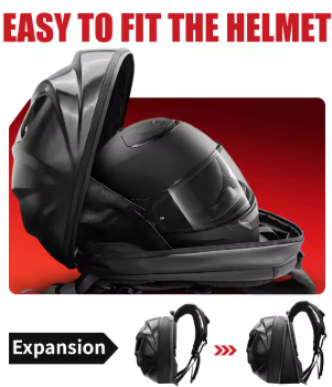 Turtle Shape LED Animation Riding Bag (RB-02) | Smart Backpack for Riders