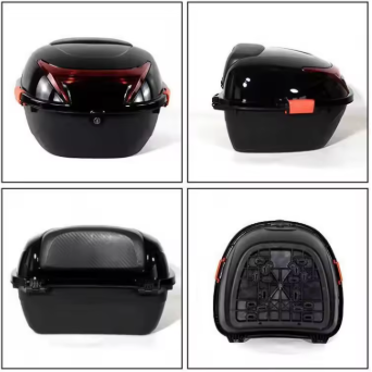 Motorcycle Tail Box – 30L Luggage Storage Case | Universal Fit & Waterproof Design