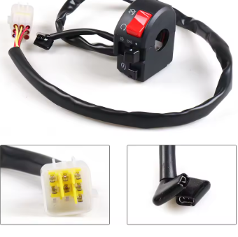 Hazard Switch Assembly Set – Universal Motorcycle Hazard Light Control