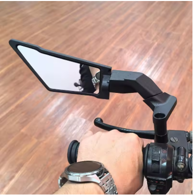 Aerodynamic Style Eagle Print Wind Wings Mirrors (SM-34) – Universal Motorcycle Side Mirrors