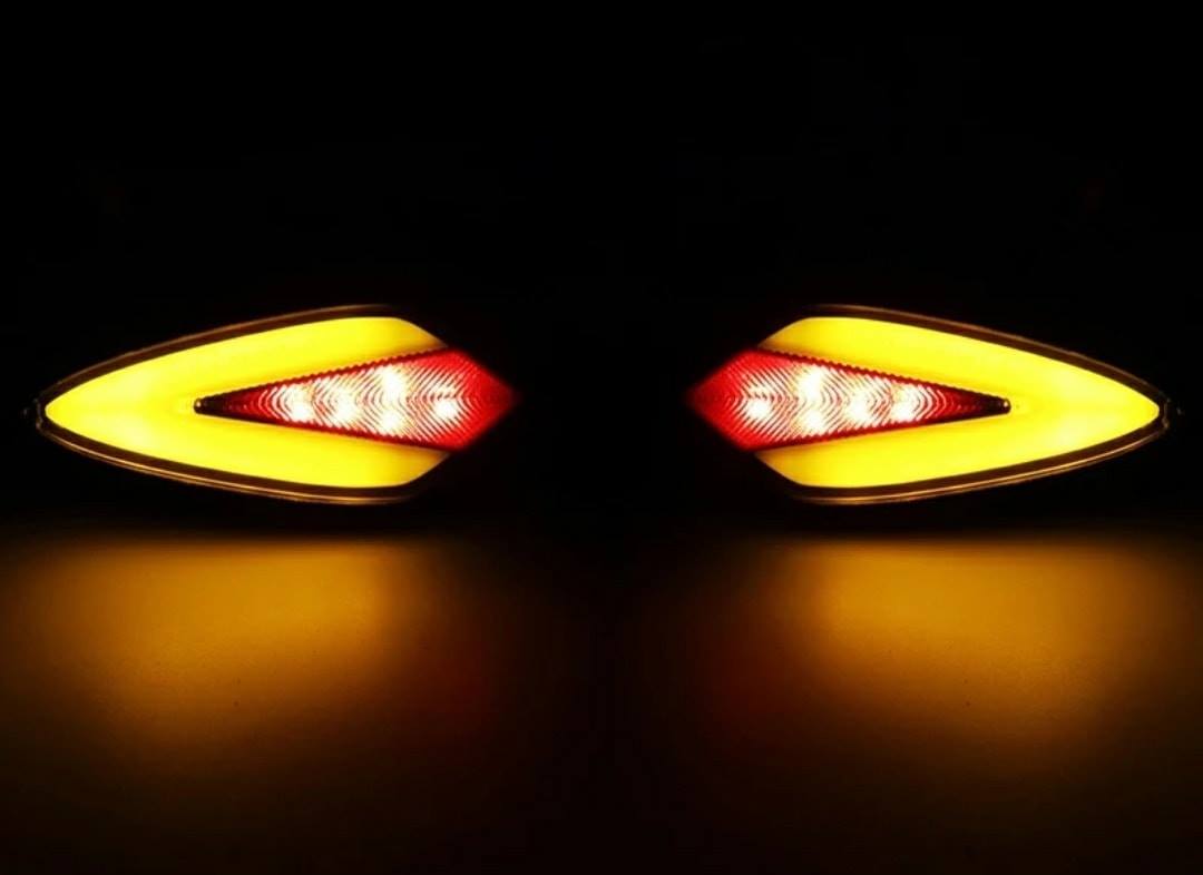 Smoke Lava Running Style LED Indicators – Modern Sporty Lights