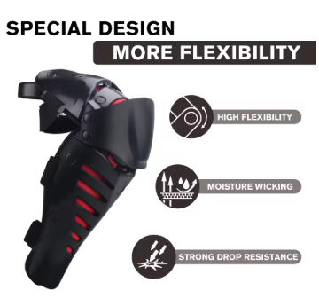 Moving Knee & Elbow Guards (SG-04) | Unbreakable Motorcycle Protective Gear