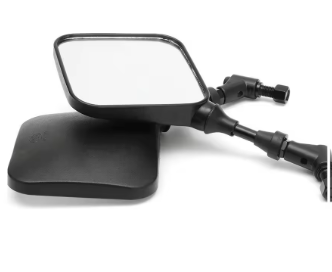 Square Shape Side View Mirrors – Adjustable | Universal Motorcycle Rear View Mirrors (SM-03)