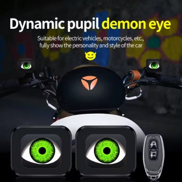 Devil Eyes Animated Light Screen – Universal LED Display for Scooty, Bike & Car