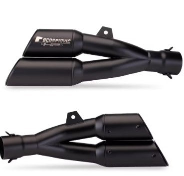 Akrapovic Dual Nose Exhaust (E-03) – High-Performance Racing Motorcycle Exhaust
