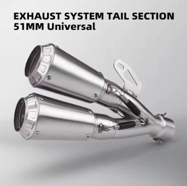SC Project Dual Nose Exhaust (E-09) – High-Performance Racing Motorcycle Exhaust