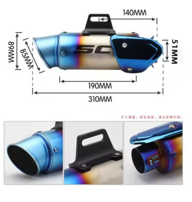 SC Project Exhaust SC Tilt Cover (E-10) – Performance Motorcycle Exhaust with Sport Design