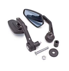 Oval Shape Bar End Mirrors (SM-14) | Sleek & Stylish Motorcycle Side Mirrors
