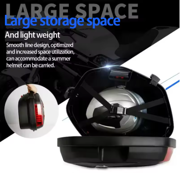 WANLIHAO Motorcycle Universal Side Boxes (20L) | Waterproof & Durable Storage Cases