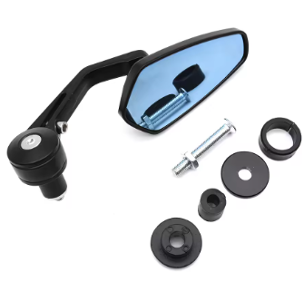 Oval Shape Bar End Mirrors (SM-14) | Sleek & Stylish Motorcycle Side Mirrors