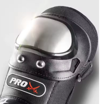PROBIKER / PRO-X Stainless Steel Knee & Elbow Guards (SG-02) | Heavy-Duty Motorcycle Protection Gear
