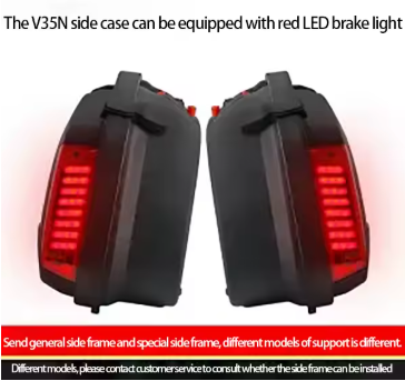 WANLIHAO Motorcycle Universal Side Boxes (20L) | Waterproof & Durable Storage Cases