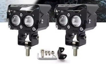 HJG T2 Laser Mini Driving Light (EL-03) – Compact High-Focus Auxiliary LED for Motorcycles