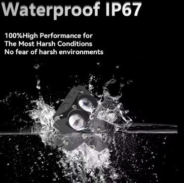 HJG T2 Laser Mini Driving Light (EL-03) – Compact High-Focus Auxiliary LED for Motorcycles