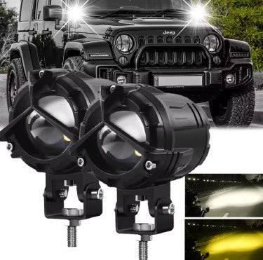 Mercedes Style Auxiliary Lights (EL-04) – Premium External LED for Motorcycles & Car