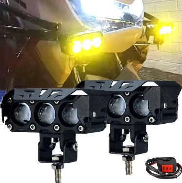 T3 Laser Mini Driving Light (EL-05) – Compact High-Brightness Auxiliary LED for Motorcycles