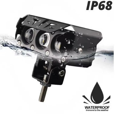 T3 Laser Mini Driving Light (EL-05) – Compact High-Brightness Auxiliary LED for Motorcycles