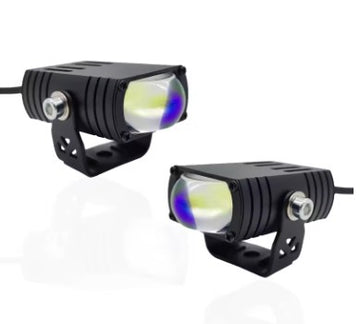 TF-Moto Slim Devil Eye Mini Driving Lights (EL-06) – Compact Dual-Color Auxiliary LEDs
