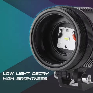 Kenzo KZ-30 Zoom Adjustable Projector (EL-13) – High-Focus Auxiliary LED for Motorcycles