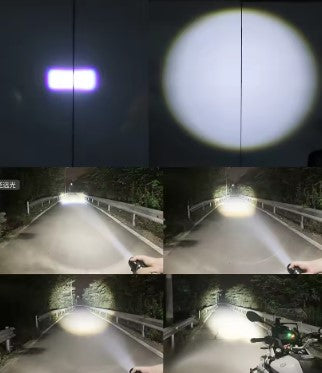 Kenzo KZ-30 Zoom Adjustable Projector (EL-13) – High-Focus Auxiliary LED for Motorcycles